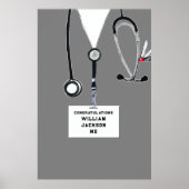 Doktorand Medical School Graduation Party Poster (Vorne)