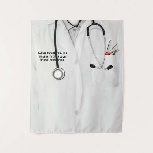 Doktorand Medical School Graduation Party Wandteppich (Vorderseite)