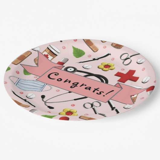 Doktorand Pappteller (Schrägansicht)