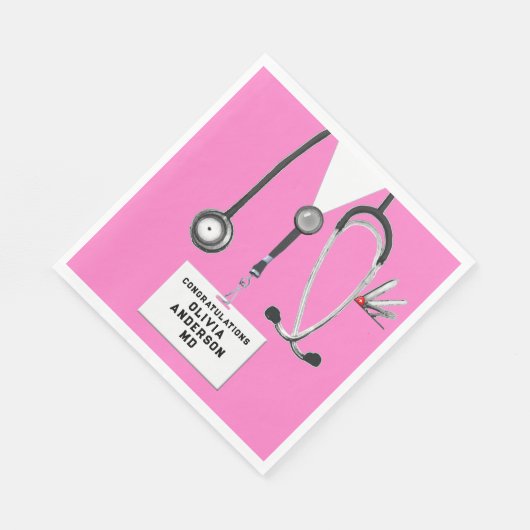 Doktorand Serviette (Ecke)