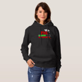 Doktorand Studentische Dissertation US Flaggendokt Hoodie (Vorne ganz)