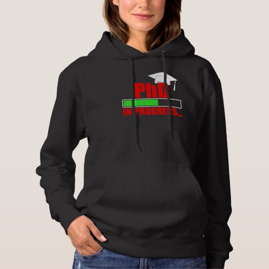 Doktorand Studentische Dissertation US Flaggendokt Hoodie (Vorderseite)