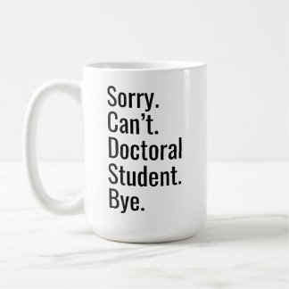 Doktoranden-Definitions-Tasse Doktortitel Abschlus Kaffeetasse