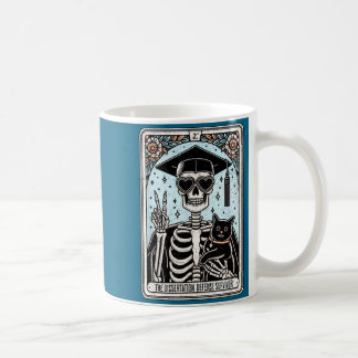 Doktorarbeit Dissertation PhD Abschluss Tarot Illu Kaffeetasse