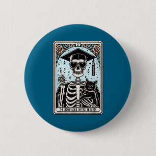 Doktorarbeit PhD Abschluss Tarot Design Button