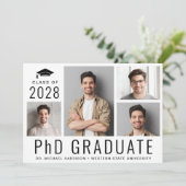 Doktorat 5 Foto Abschluss Ankündigung (Stehend Vorderseite)