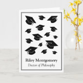 Doktorat-Abschluss-Karte Karte (Gelbe Blume)