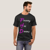 Doktorat Abschluss Student T-Shirt (Vorne ganz)