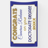 Doktorat der Glückwunsch in Grammatik! Personalisi Banner (Vertikal)