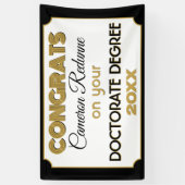 Doktorat der Glückwunsch in Grammatik! Personalisi Banner (Vertikal)