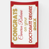 Doktorat der Glückwunsch in Grammatik! Personalisi Banner (Vertikal)