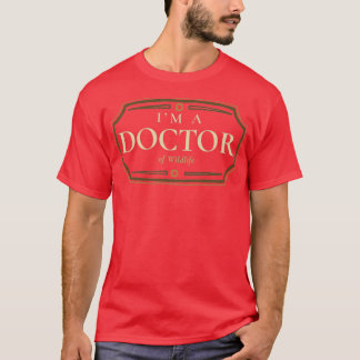 Doktorat der Wildtiere Doktortitel des Abschlusses T-Shirt