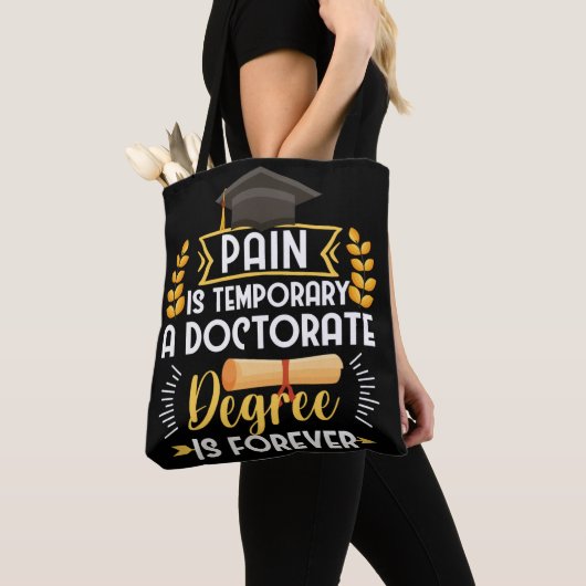 Doktorat Dissertation Verteidigung PhD Abschluss Tasche (Von Nahem)