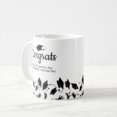 Doktorat Grad Abschluss Gift Glückwunsch Grad Kaffeetasse (Vorderseite Links)