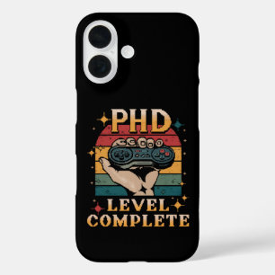 Doktoratsstudium zum Abschluss-Gaming iPhone 16 Hülle