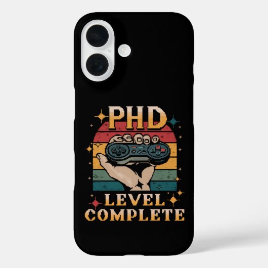 Doktoratsstudium zum Abschluss-Gaming Case-Mate iPhone Hülle (Rückseite)