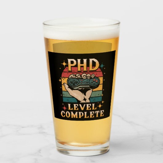 Doktoratsstudium zum Abschluss-Gaming Glas (Vorne (Gefüllt))