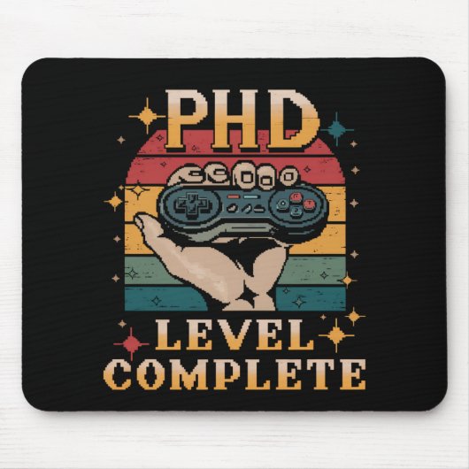 Doktoratsstudium zum Abschluss-Gaming Mousepad (Vorne)