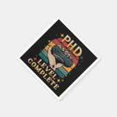 Doktoratsstudium zum Abschluss-Gaming Serviette (Ecke)
