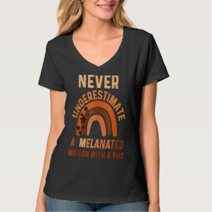 Doktoratsstudium zum Abschluss von Black Phd T-Shirt
