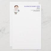 Doktorbriefpapier Briefpapier (Vorne/Hinten)