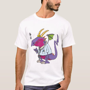 Doktordrache, lustiger Zeichentrickcharakter T-Shirt