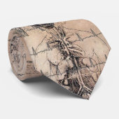 Doktoren Art Tie Anatomy durch Leonardo da Vinci Krawatte (Gerollt)