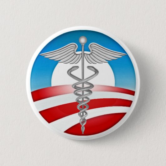 Doktoren für OBAMA Button (Vorderseite)