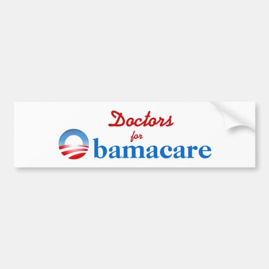 Doktoren für Obamacare Autoaufkleber (Vorne)