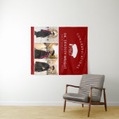 Doktorhut Promotionsabschluss Wandteppich (Beispiel (Horizontal))