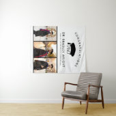 Doktorhut Promotionsabschluss Wandteppich (Beispiel (Horizontal))