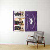 Doktorhut Promotionsabschluss Wandteppich (Beispiel (Horizontal))