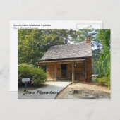 Doktorhütte Antebellum-Stone-Berg Postkarte (Vorne/Hinten)