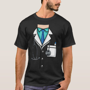 Doktorkleid chirurgisches Kleid Kostümstethoskop T-Shirt