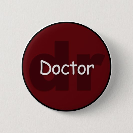 Doktorknopf (PhD). Button (Vorderseite)
