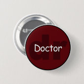 Doktorknopf (PhD). Button (Vorne & Hinten)