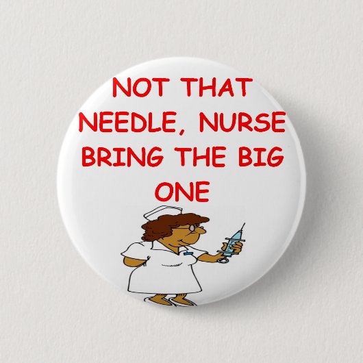 Doktorkrankenschwesterwitz Button (Vorderseite)