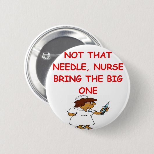 Doktorkrankenschwesterwitz Button (Vorne & Hinten)