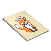 Doktoroder KrankenschwesterFox, der niedliches Notizblock (Rechte Seite)