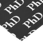 Doktortitel Abschluss Grad Graduate Black Tischdecke (Schrägansicht)