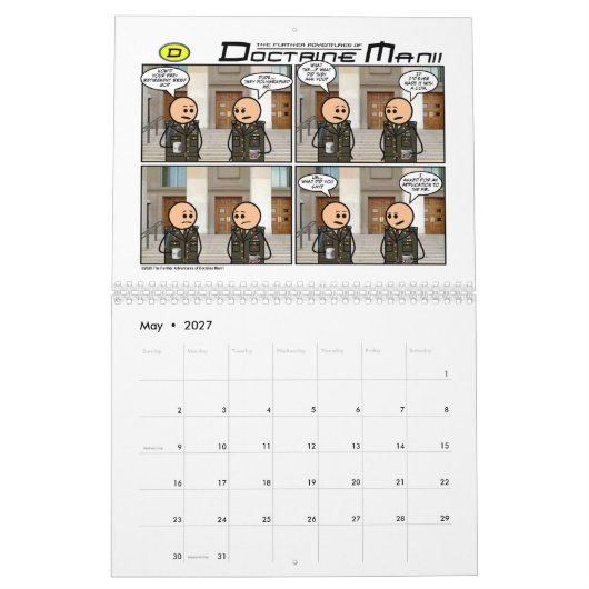 Doktrin-Mann 2027 Kalender (Mai 2027)