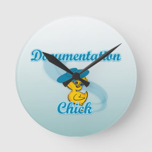 Dokumentationskick #3 runde wanduhr