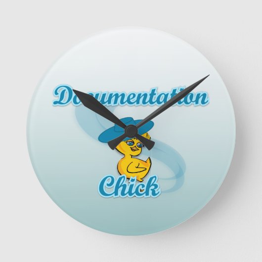 Dokumentationskick #3 runde wanduhr (Vorderseite)