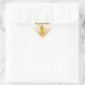 Dokumentationstich Herz-Aufkleber (Tasche)