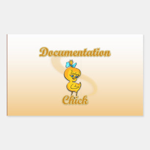 Dokumentationstich Rechteckiger Aufkleber