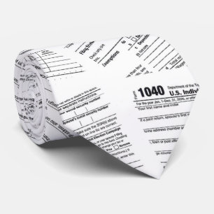 Dokumente zum Formular für die Einkommensteuer Krawatte