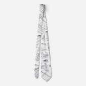 Dokumente zur Einkommensteuer Krawatte (Rückseite)