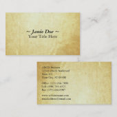 Dokumentenpapier Visitenkarte (Vorne/Hinten)