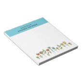 Dokumentvorlage für Blume Notizblock (angewinkelt)