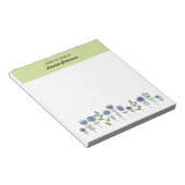 Dokumentvorlage für Blume Notizblock (angewinkelt)